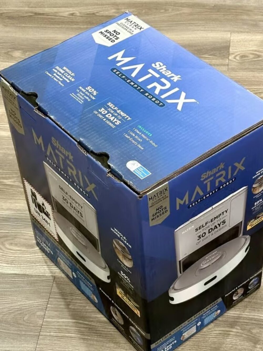 Shark Matrix Self-Emptying Robot Vacuum – 30-Day Dock – Used – E7 Wheel Error